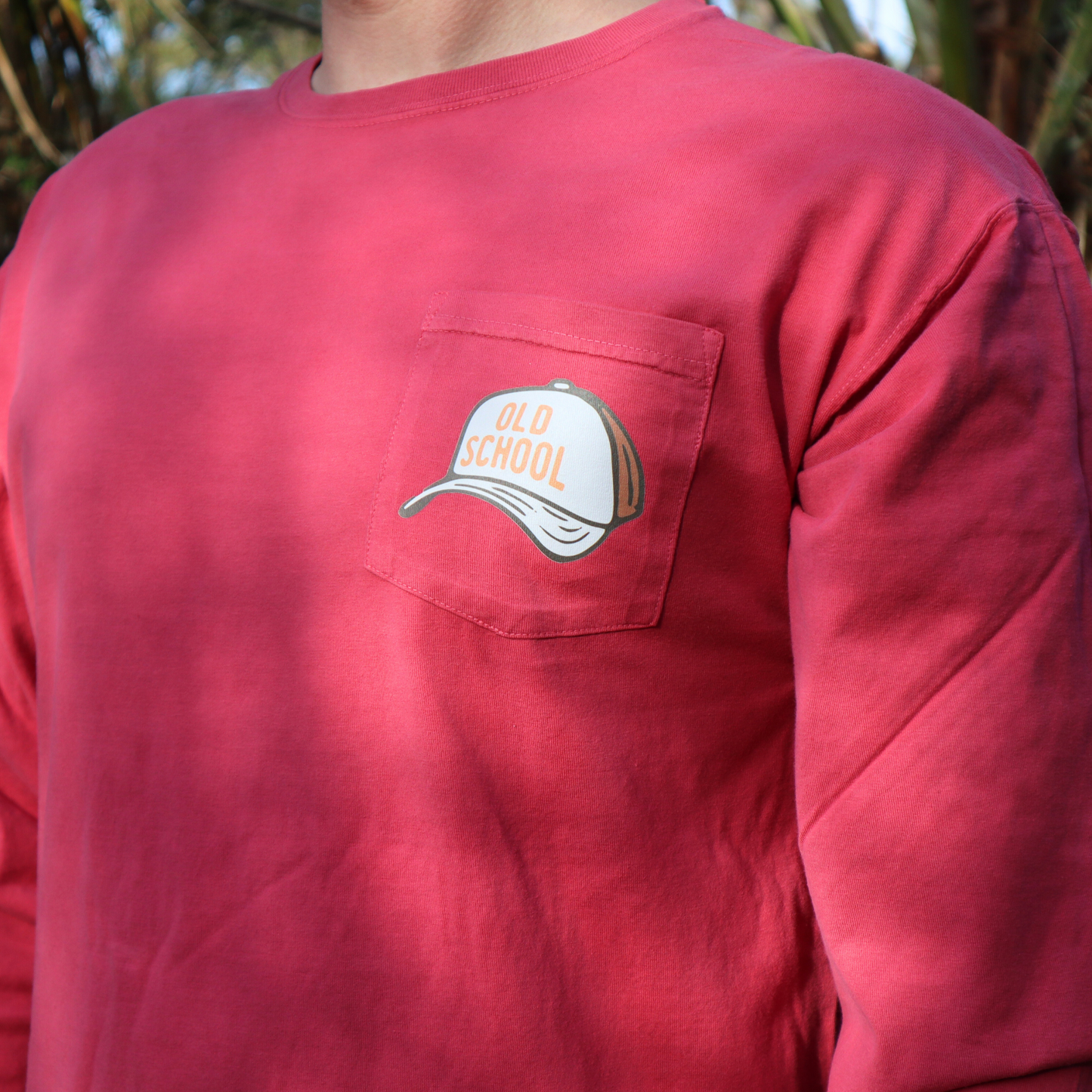 Party Buck Long Sleeve Pocket Tee