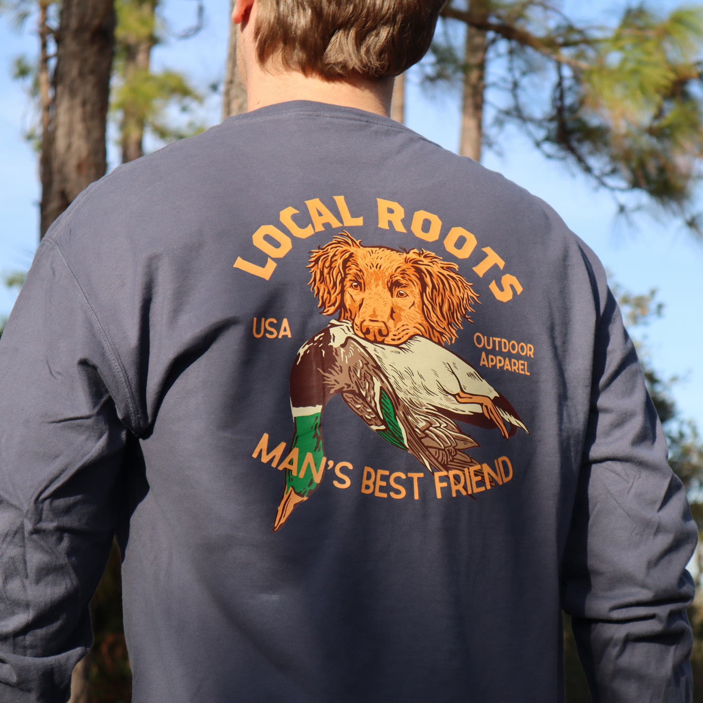 Good Boy Long Sleeve Pocket Tee