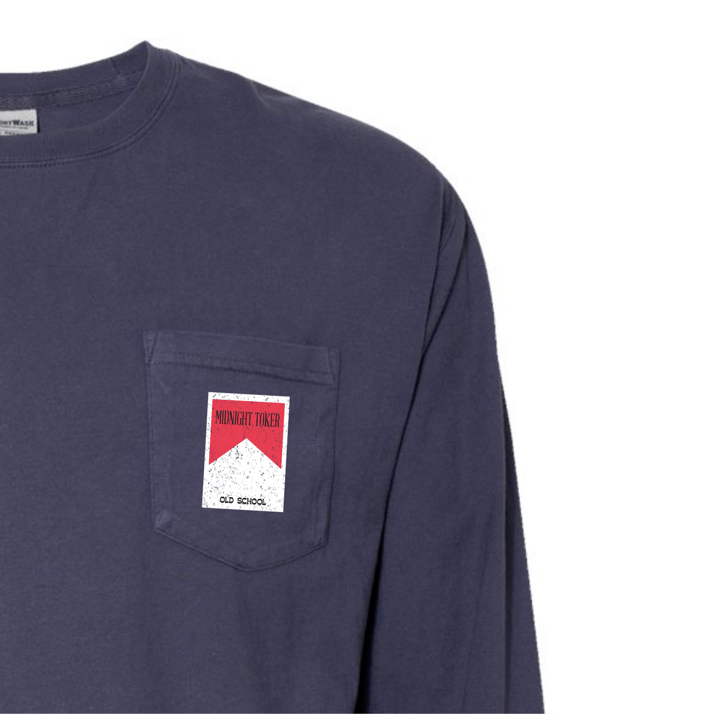 Midnight Toker Long Sleeve Pocket Tee