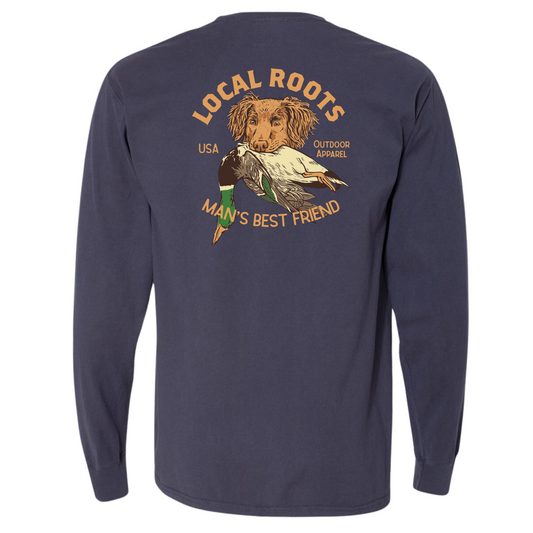 Good Boy Long Sleeve Pocket Tee